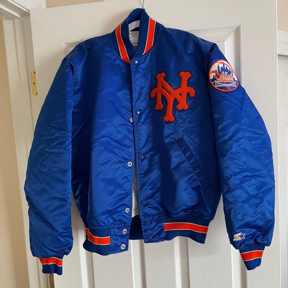 Authentic NY Mets Baseball Jacket Starter Brand Vintage